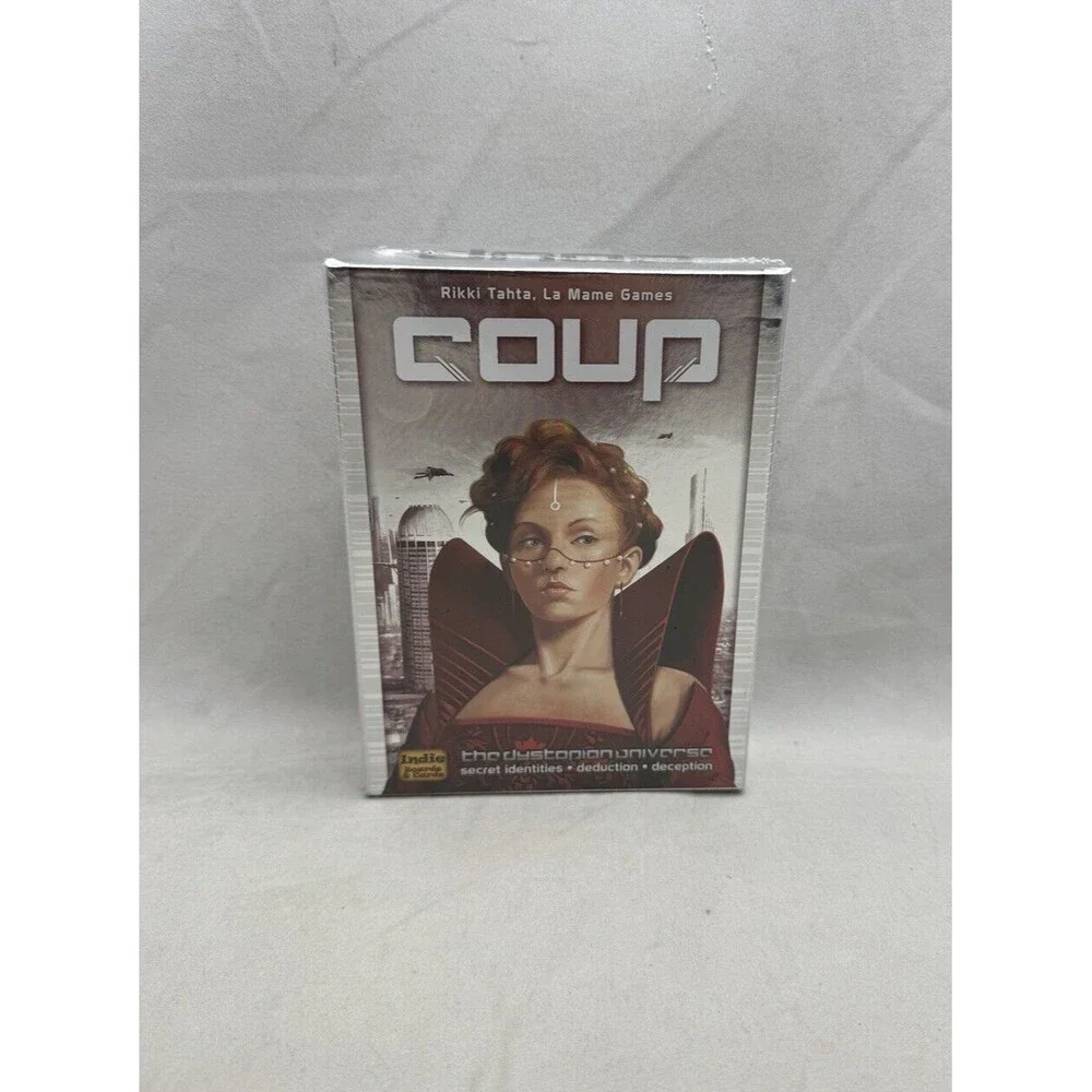 Coup The Dystopian Universe Strategy Card Game Indie Boards Cards Rikki Tahta